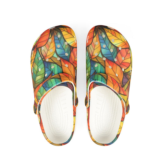 AUTUMN FALL - Falling Leaves - EVA Foam Rubber Shoes