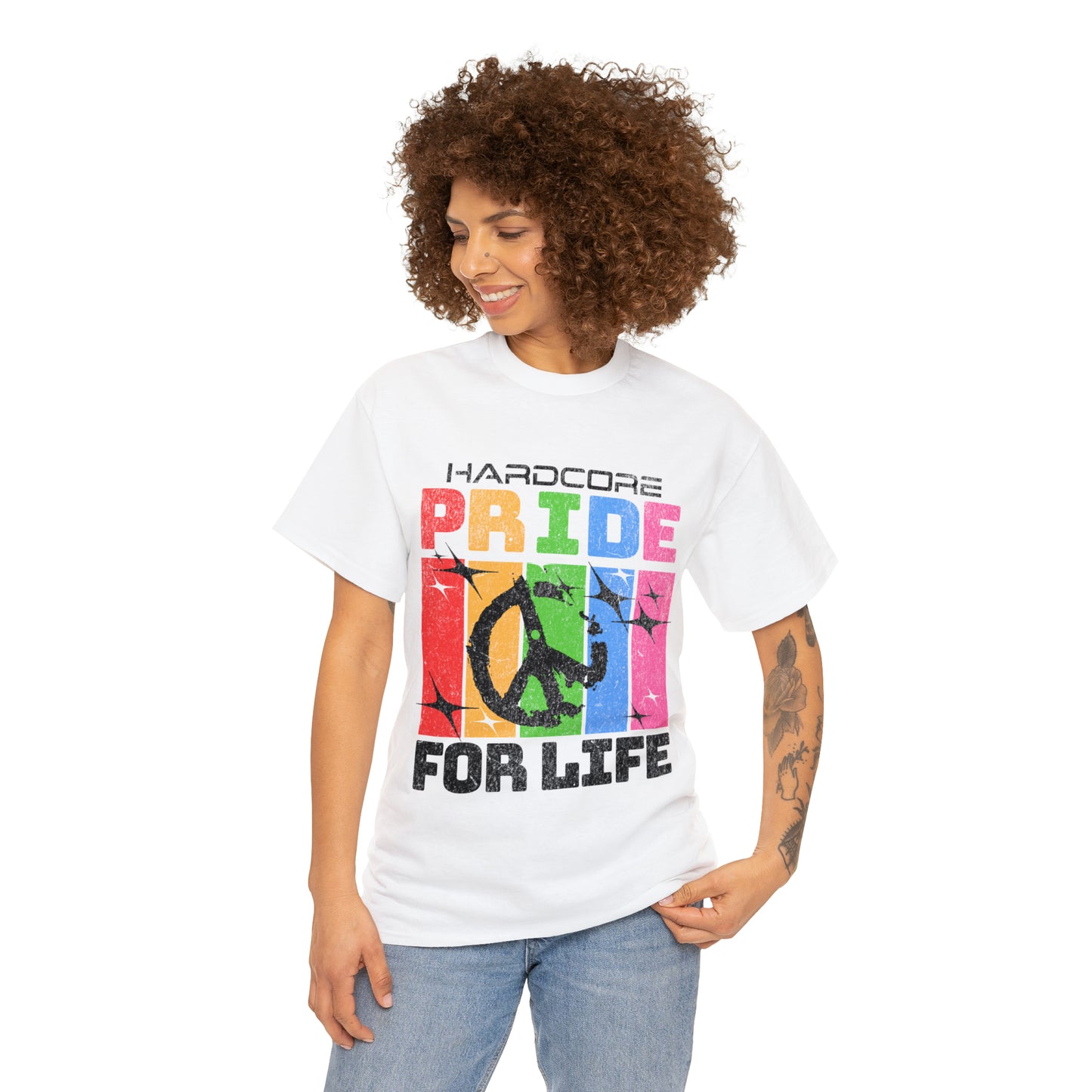 HARDCORE  - Unisex Cotton Tee - LGTBQ Gay Pride