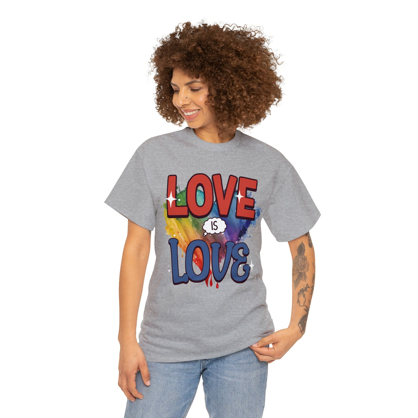 LOVE is LOVE - Unisex Cotton Tee - LGTBQ Gay Pride