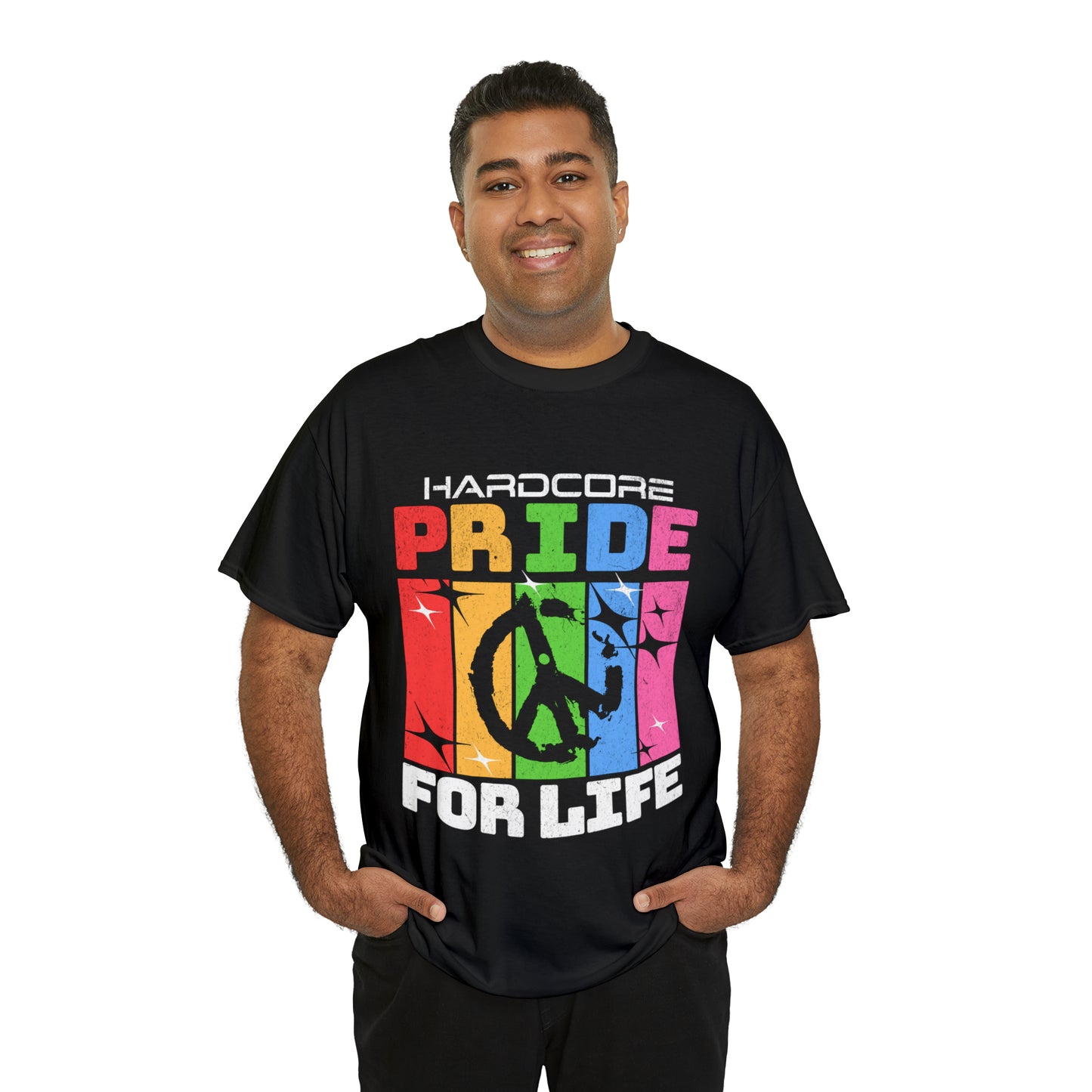 HARDCORE  - Unisex Cotton Tee - LGTBQ Gay Pride
