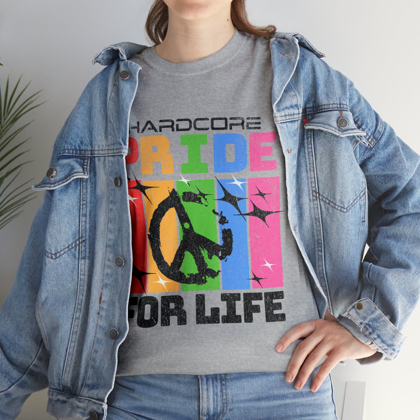 HARDCORE  - Unisex Cotton Tee - LGTBQ Gay Pride