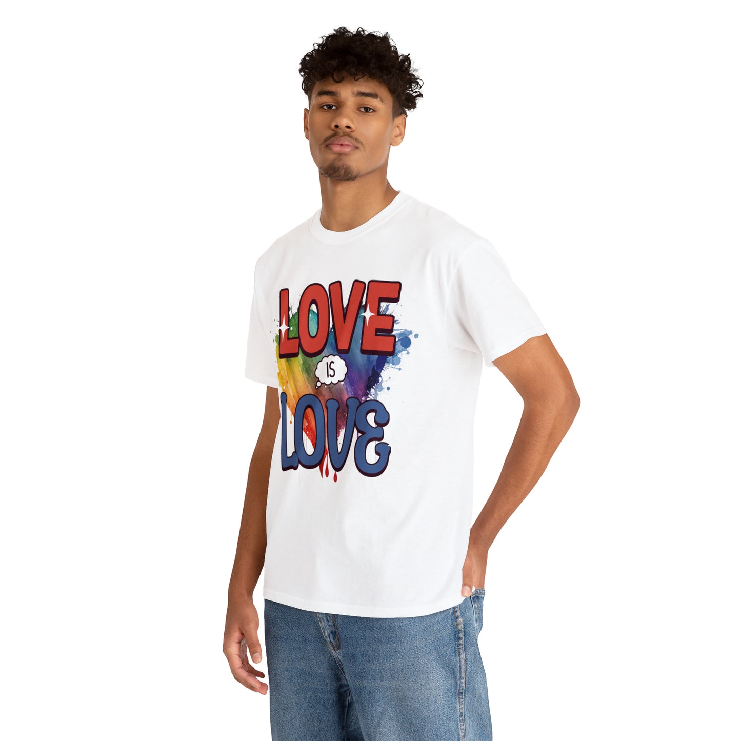 LOVE is LOVE - Unisex Cotton Tee - LGTBQ Gay Pride