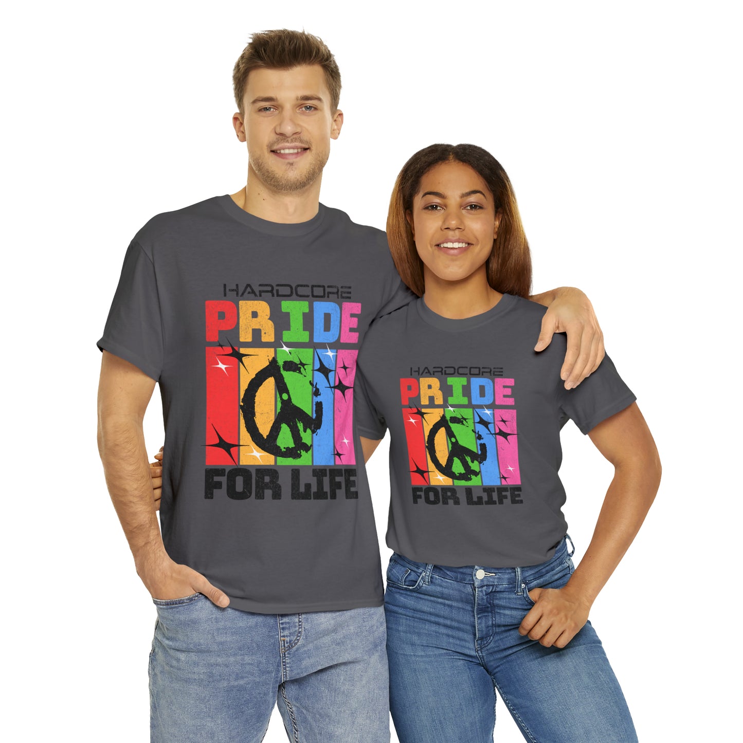HARDCORE  - Unisex Cotton Tee - LGTBQ Gay Pride