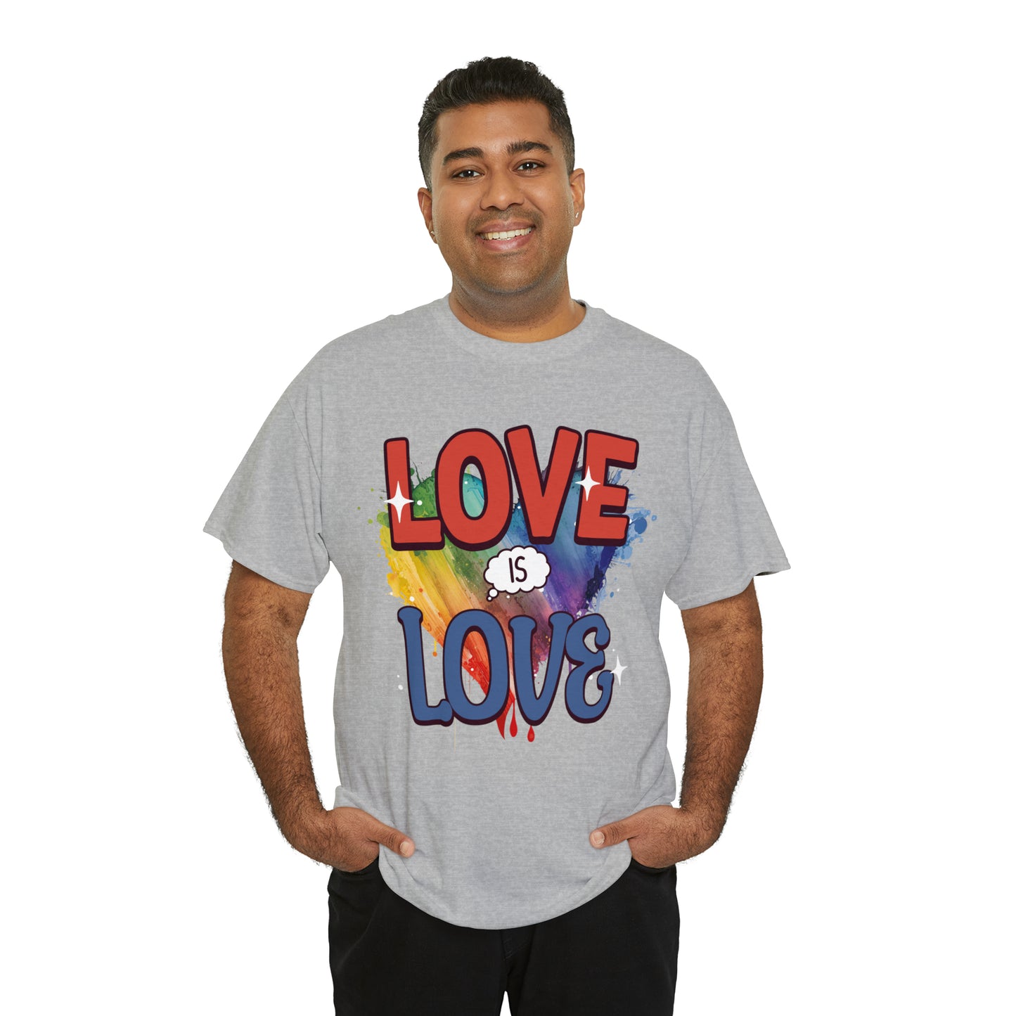 LOVE is LOVE - Unisex Cotton Tee - LGTBQ Gay Pride