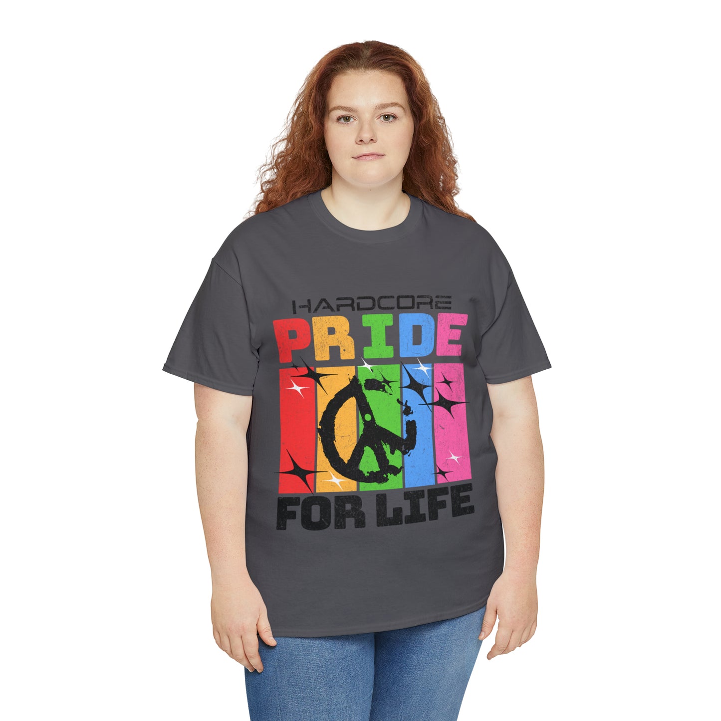 HARDCORE  - Unisex Cotton Tee - LGTBQ Gay Pride