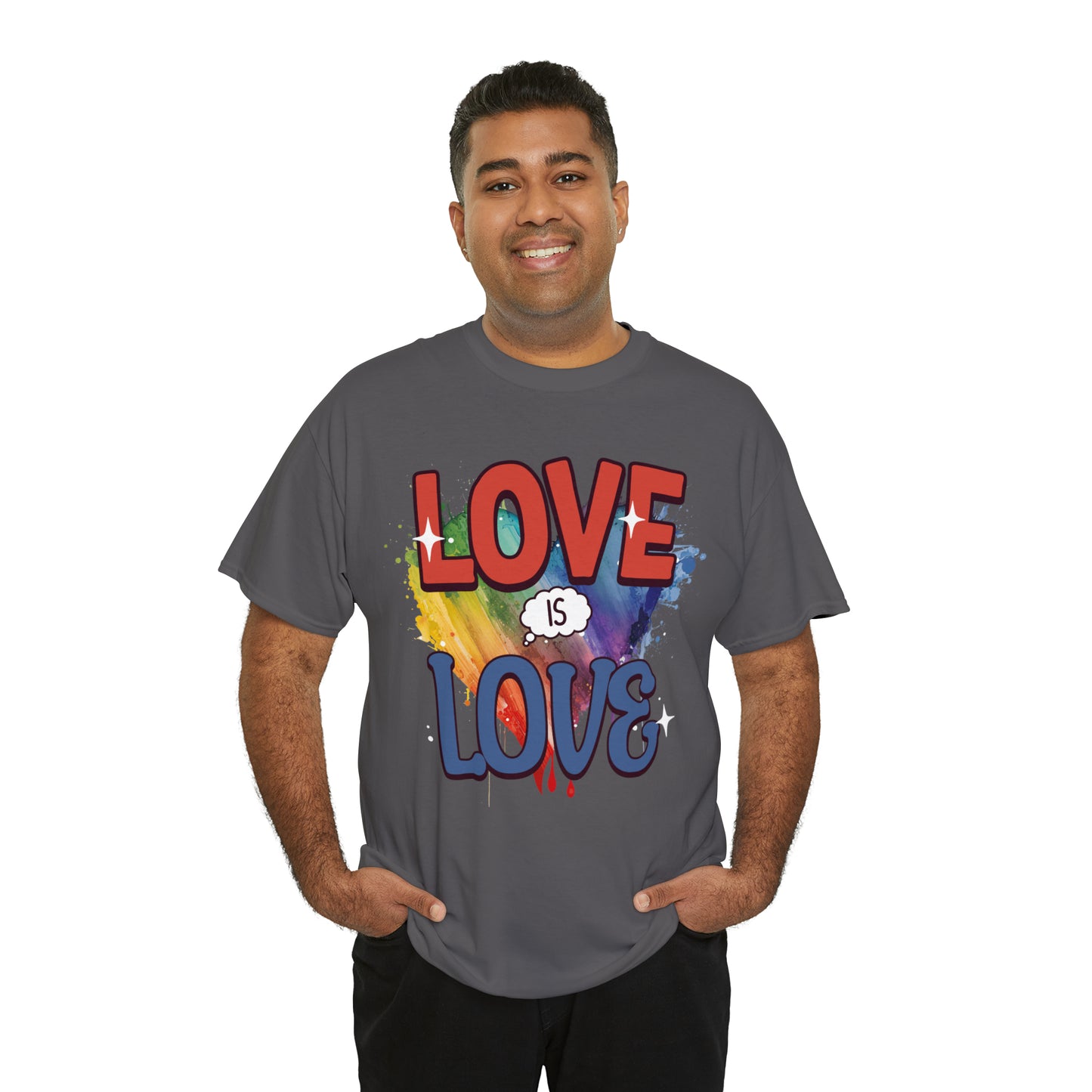 LOVE is LOVE - Unisex Cotton Tee - LGTBQ Gay Pride