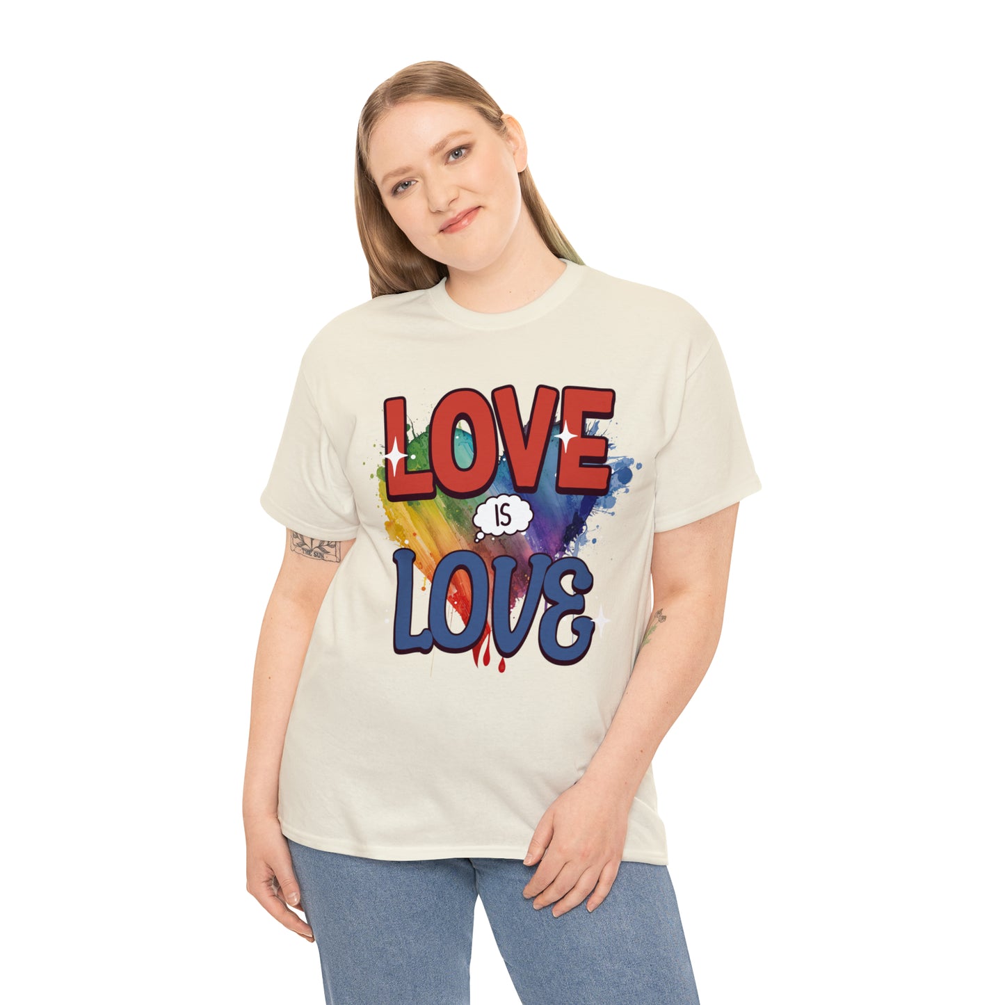 LOVE is LOVE - Unisex Cotton Tee - LGTBQ Gay Pride