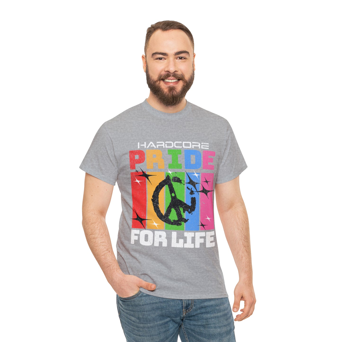 HARDCORE  - Unisex Cotton Tee - LGTBQ Gay Pride