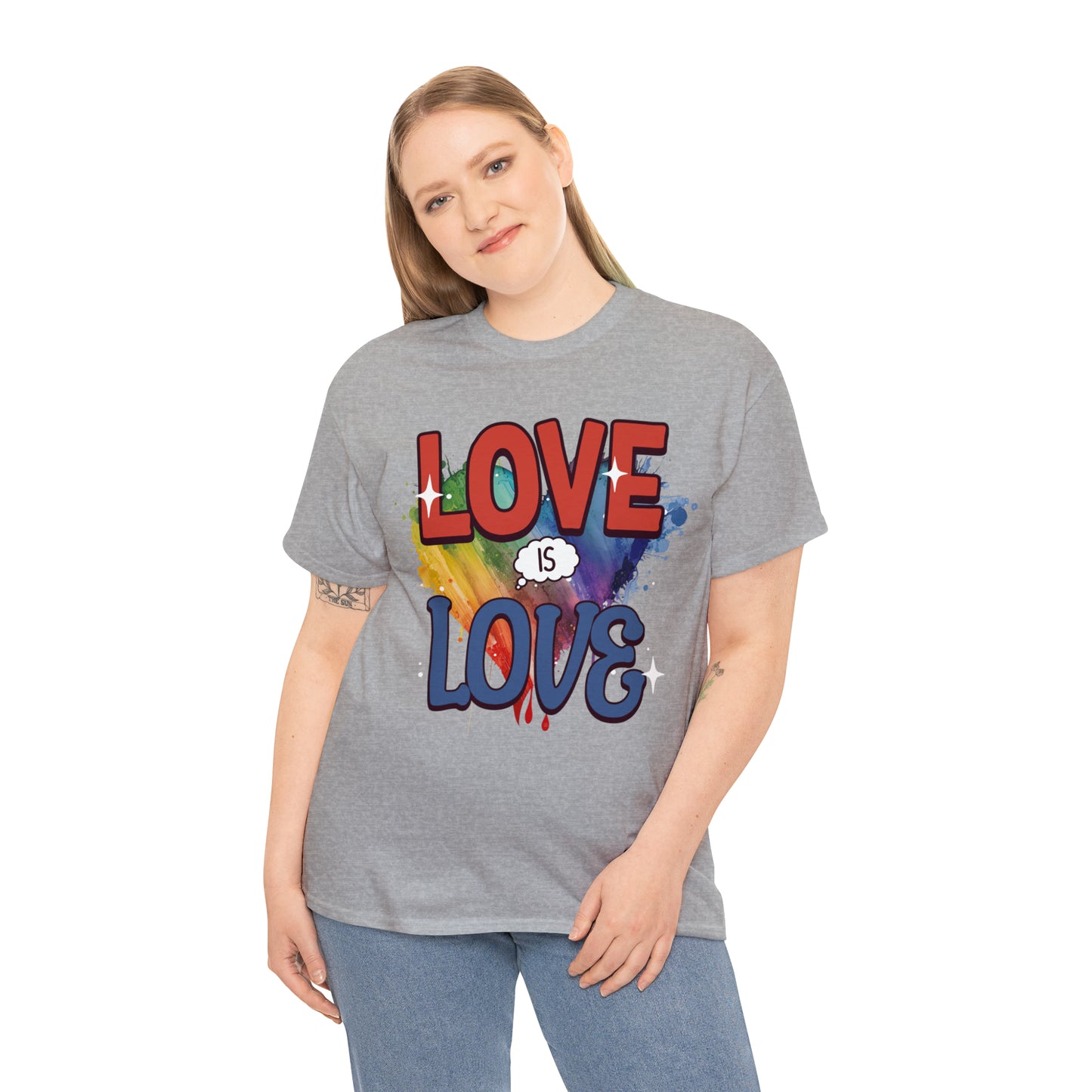 LOVE is LOVE - Unisex Cotton Tee - LGTBQ Gay Pride