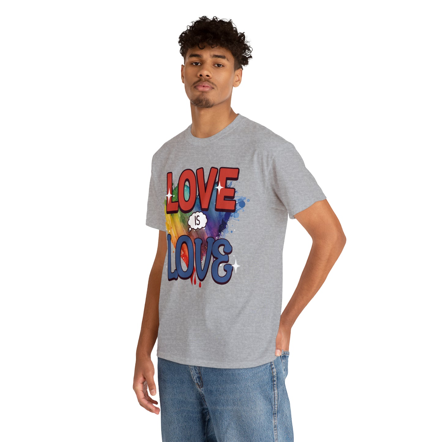 LOVE is LOVE - Unisex Cotton Tee - LGTBQ Gay Pride