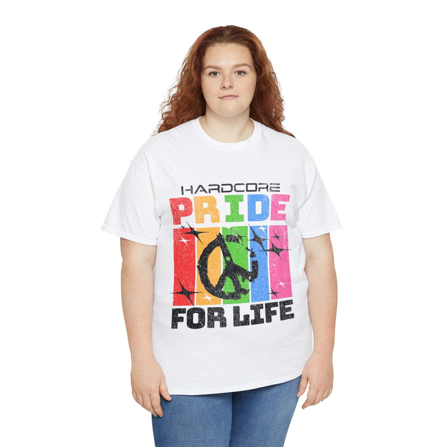 HARDCORE  - Unisex Cotton Tee - LGTBQ Gay Pride