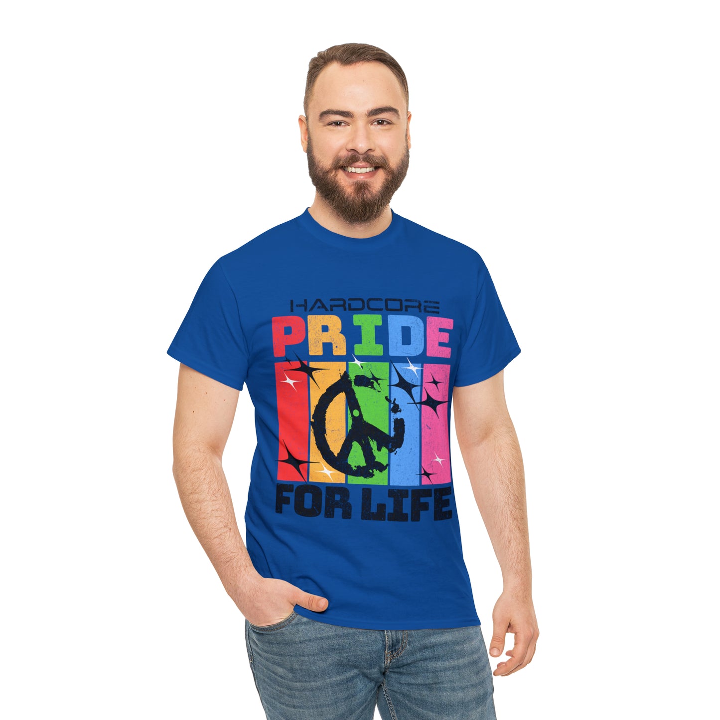 HARDCORE  - Unisex Cotton Tee - LGTBQ Gay Pride