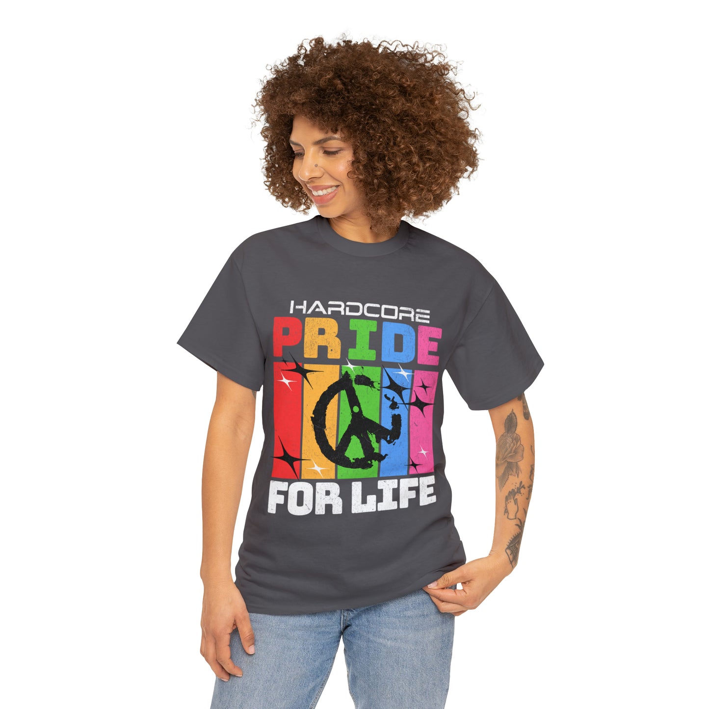 HARDCORE  - Unisex Cotton Tee - LGTBQ Gay Pride