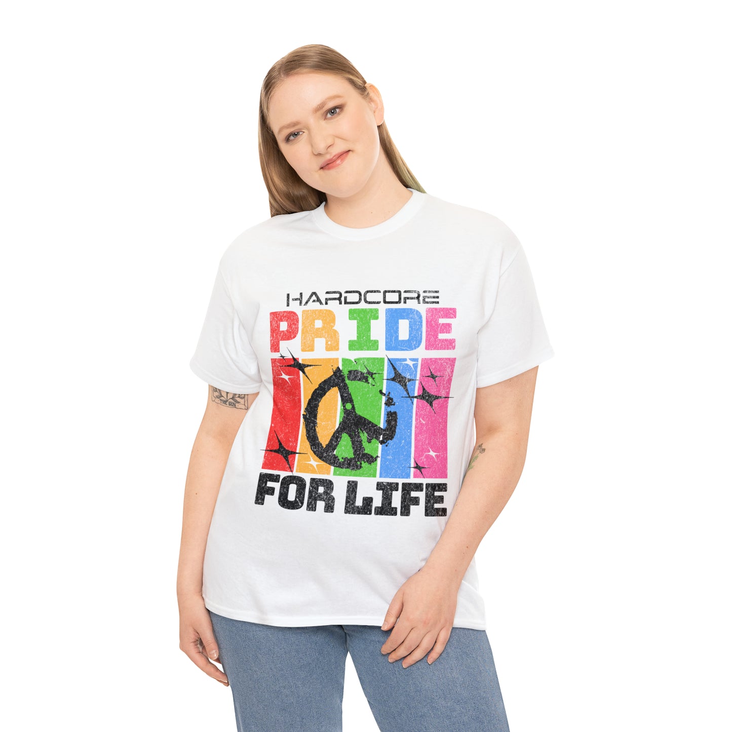 HARDCORE  - Unisex Cotton Tee - LGTBQ Gay Pride