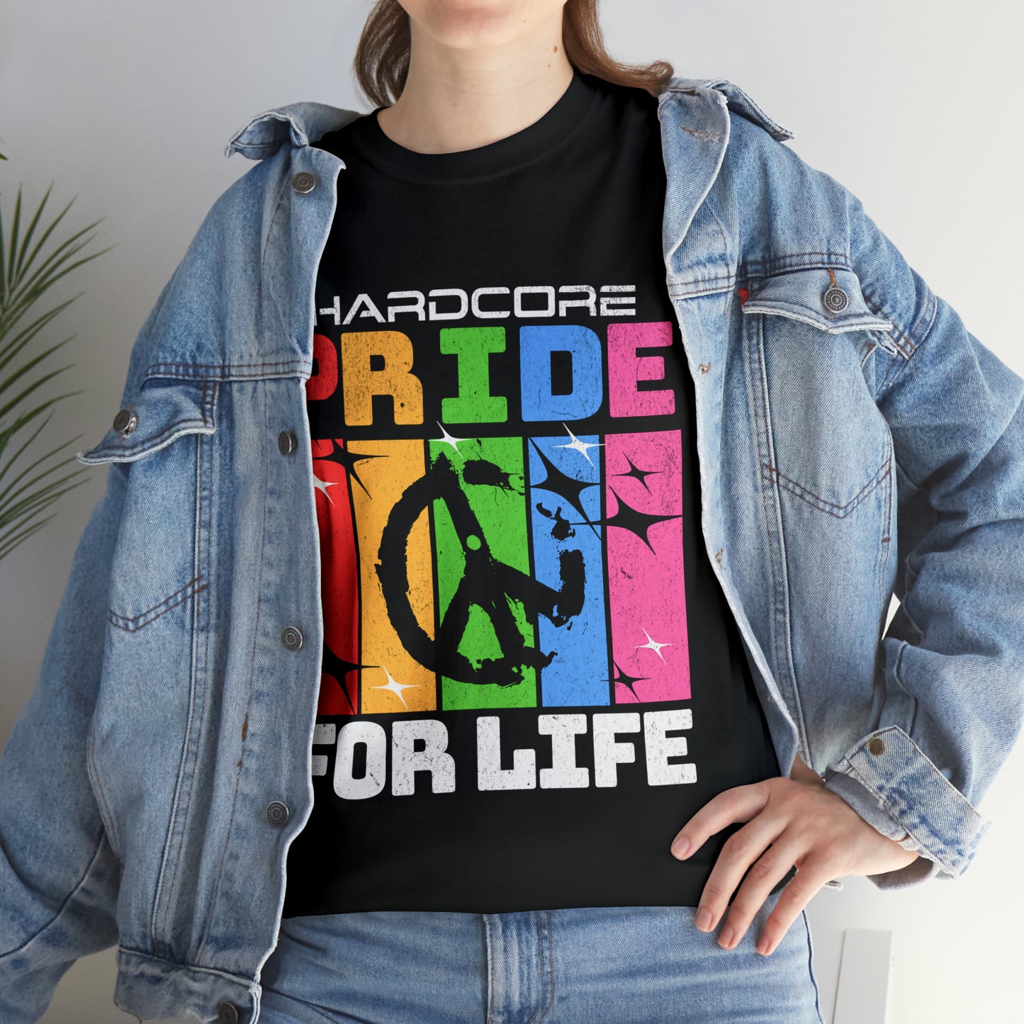 HARDCORE  - Unisex Cotton Tee - LGTBQ Gay Pride