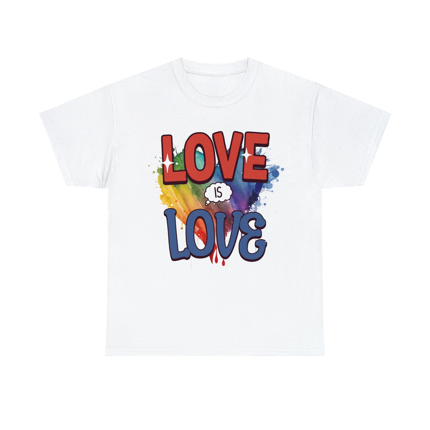 LOVE is LOVE - Unisex Cotton Tee - LGTBQ Gay Pride