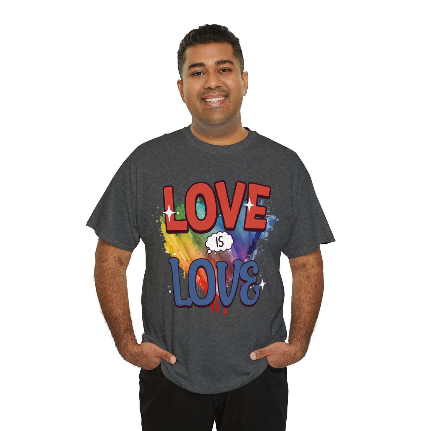 LOVE is LOVE - Unisex Cotton Tee - LGTBQ Gay Pride