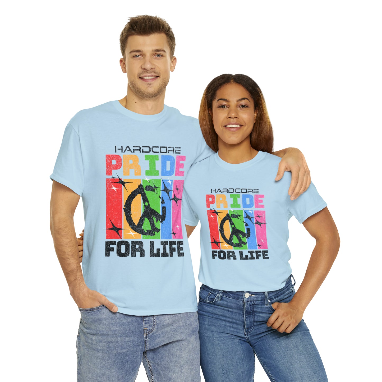 HARDCORE  - Unisex Cotton Tee - LGTBQ Gay Pride