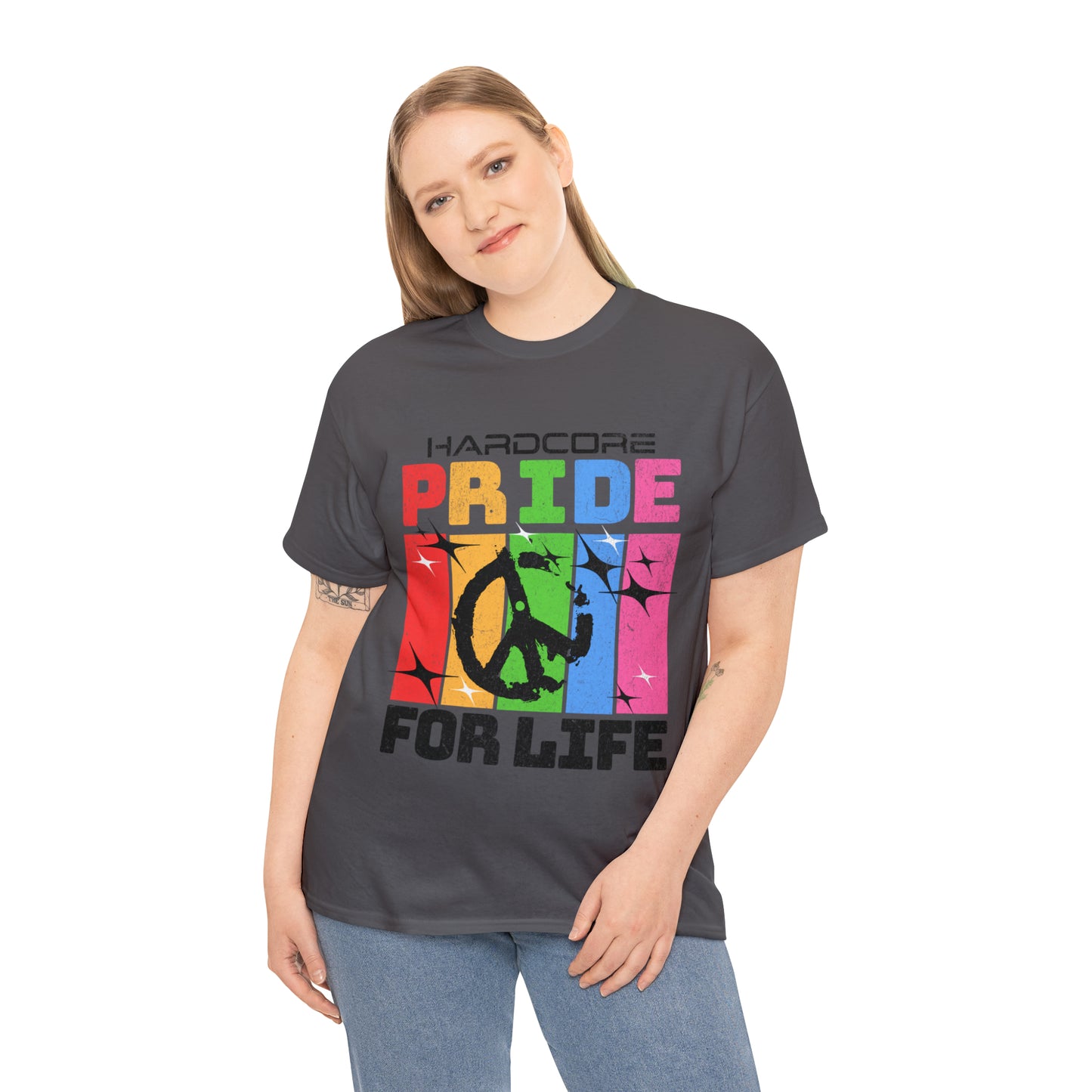 HARDCORE  - Unisex Cotton Tee - LGTBQ Gay Pride