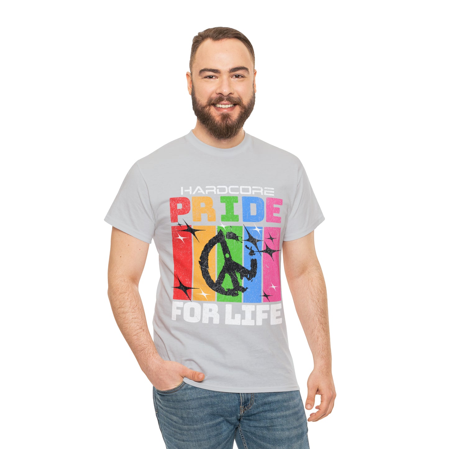 HARDCORE  - Unisex Cotton Tee - LGTBQ Gay Pride