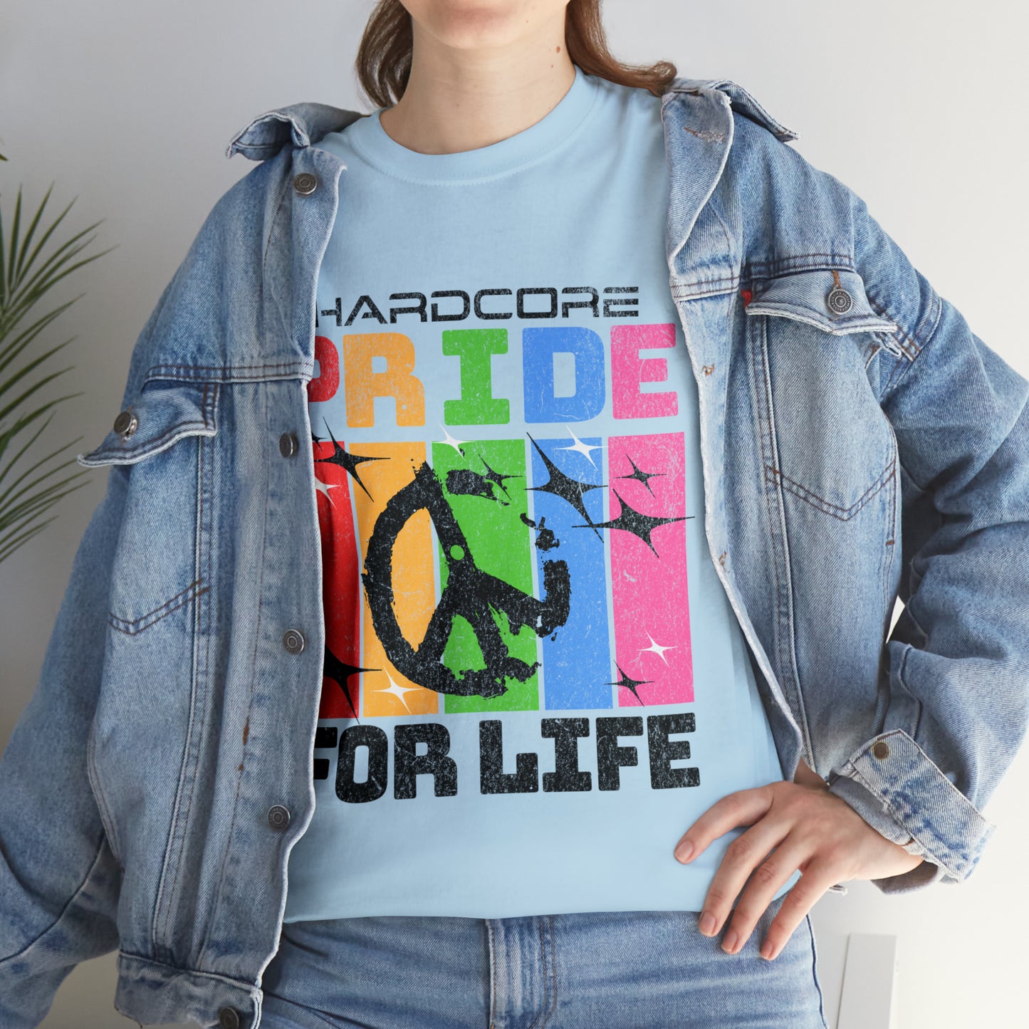 HARDCORE  - Unisex Cotton Tee - LGTBQ Gay Pride