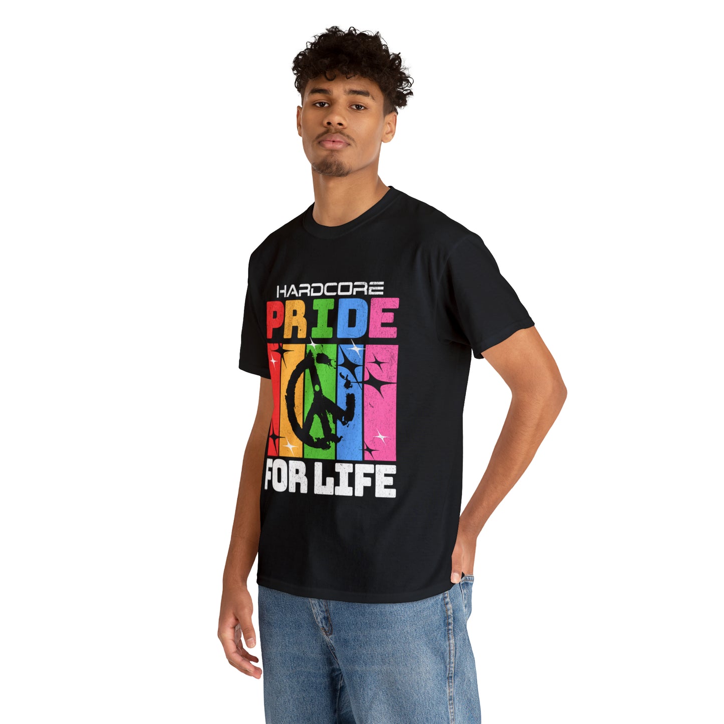 HARDCORE  - Unisex Cotton Tee - LGTBQ Gay Pride