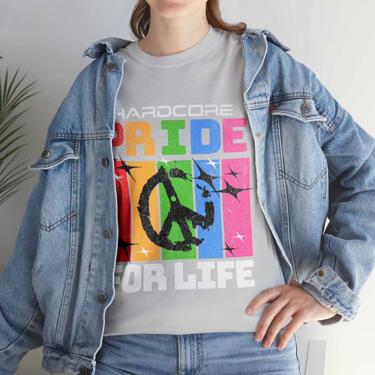 HARDCORE  - Unisex Cotton Tee - LGTBQ Gay Pride