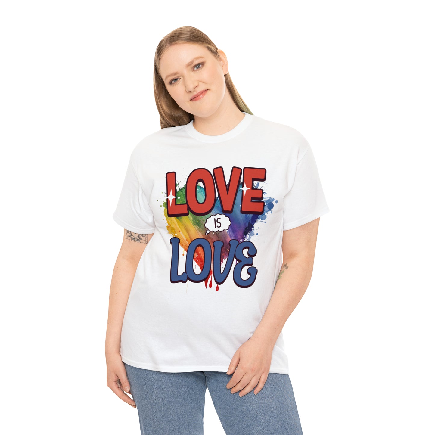 LOVE is LOVE - Unisex Cotton Tee - LGTBQ Gay Pride