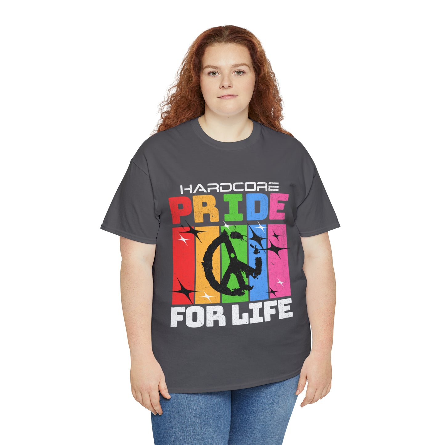 HARDCORE  - Unisex Cotton Tee - LGTBQ Gay Pride