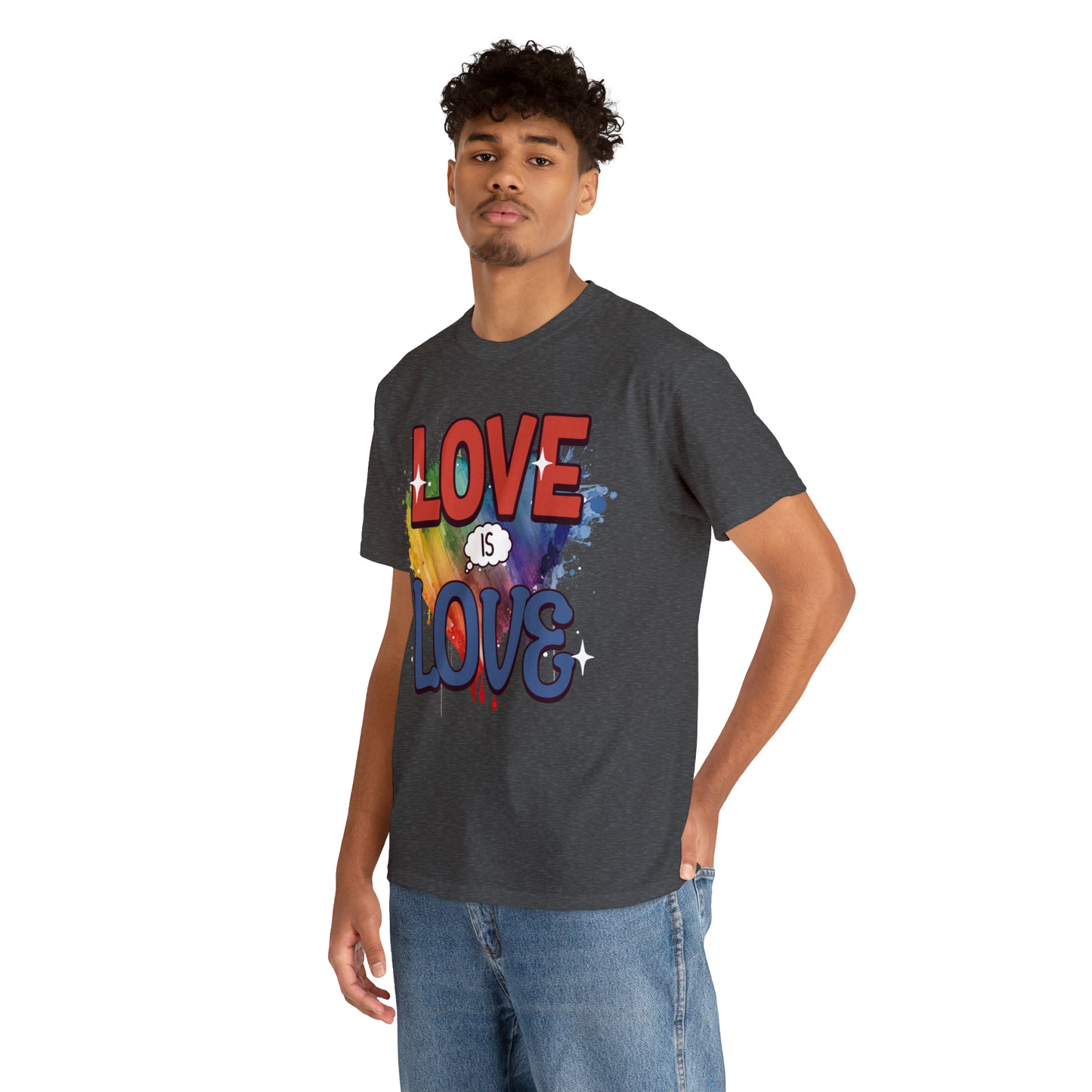 LOVE is LOVE - Unisex Cotton Tee - LGTBQ Gay Pride