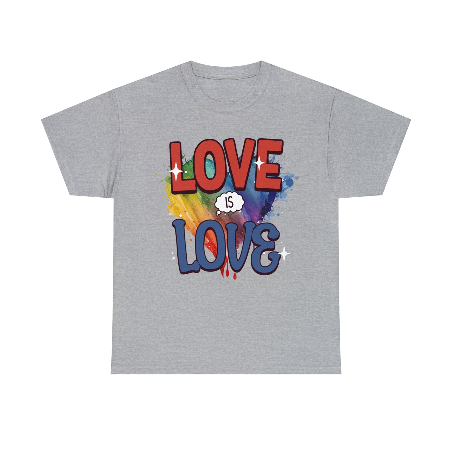 LOVE is LOVE - Unisex Cotton Tee - LGTBQ Gay Pride
