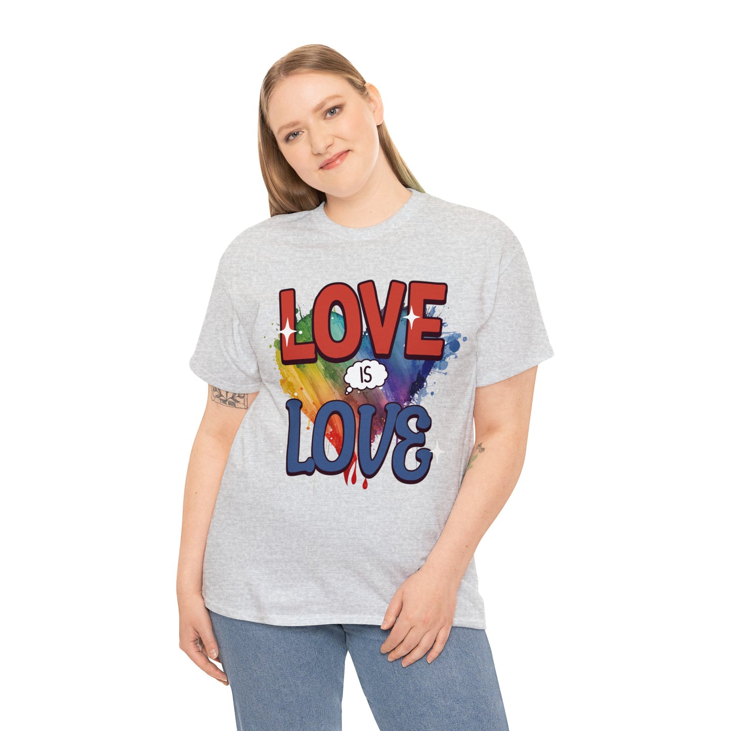 LOVE is LOVE - Unisex Cotton Tee - LGTBQ Gay Pride