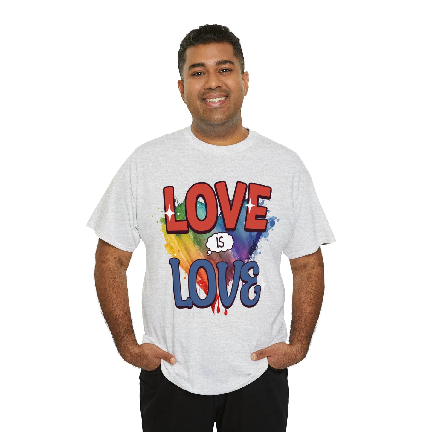 LOVE is LOVE - Unisex Cotton Tee - LGTBQ Gay Pride