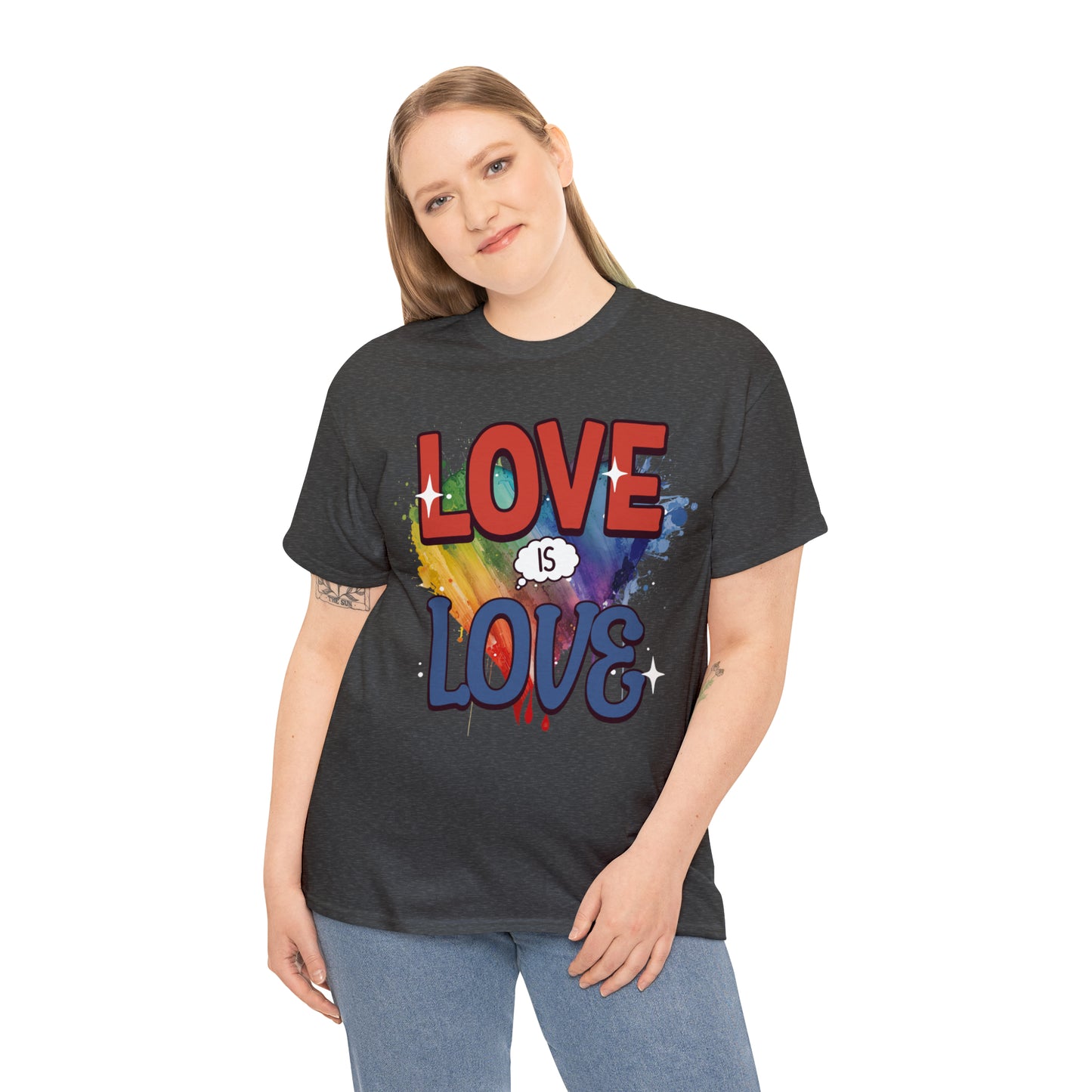 LOVE is LOVE - Unisex Cotton Tee - LGTBQ Gay Pride