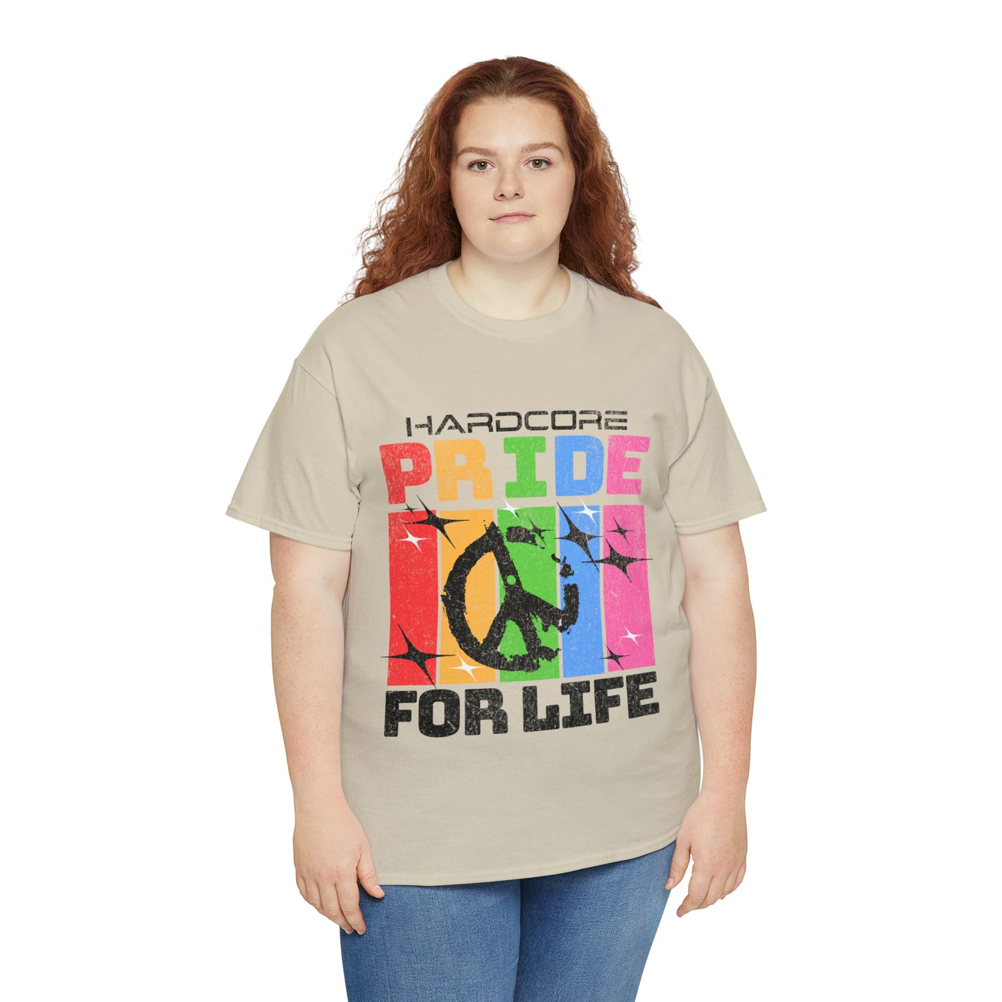 HARDCORE  - Unisex Cotton Tee - LGTBQ Gay Pride