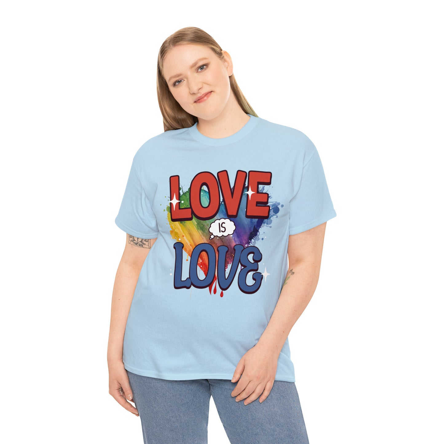 LOVE is LOVE - Unisex Cotton Tee - LGTBQ Gay Pride