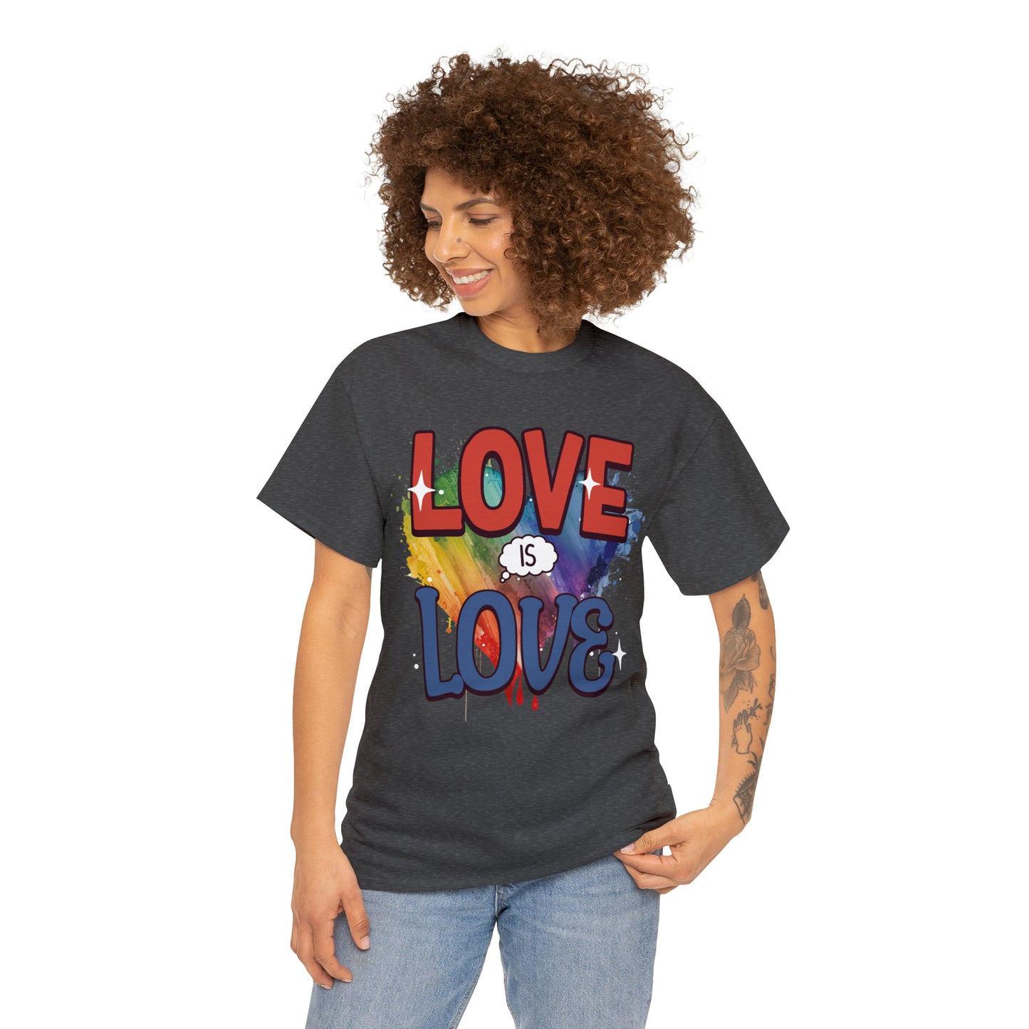 LOVE is LOVE - Unisex Cotton Tee - LGTBQ Gay Pride