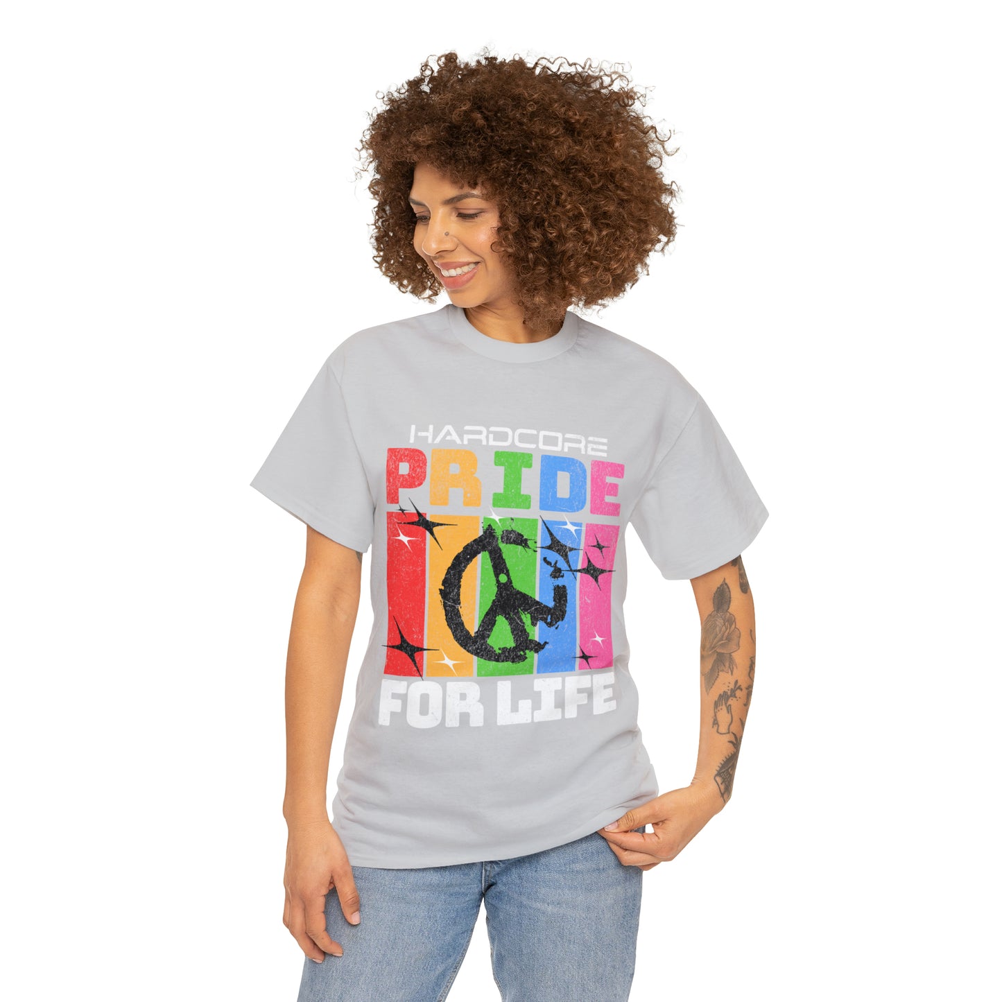 HARDCORE  - Unisex Cotton Tee - LGTBQ Gay Pride