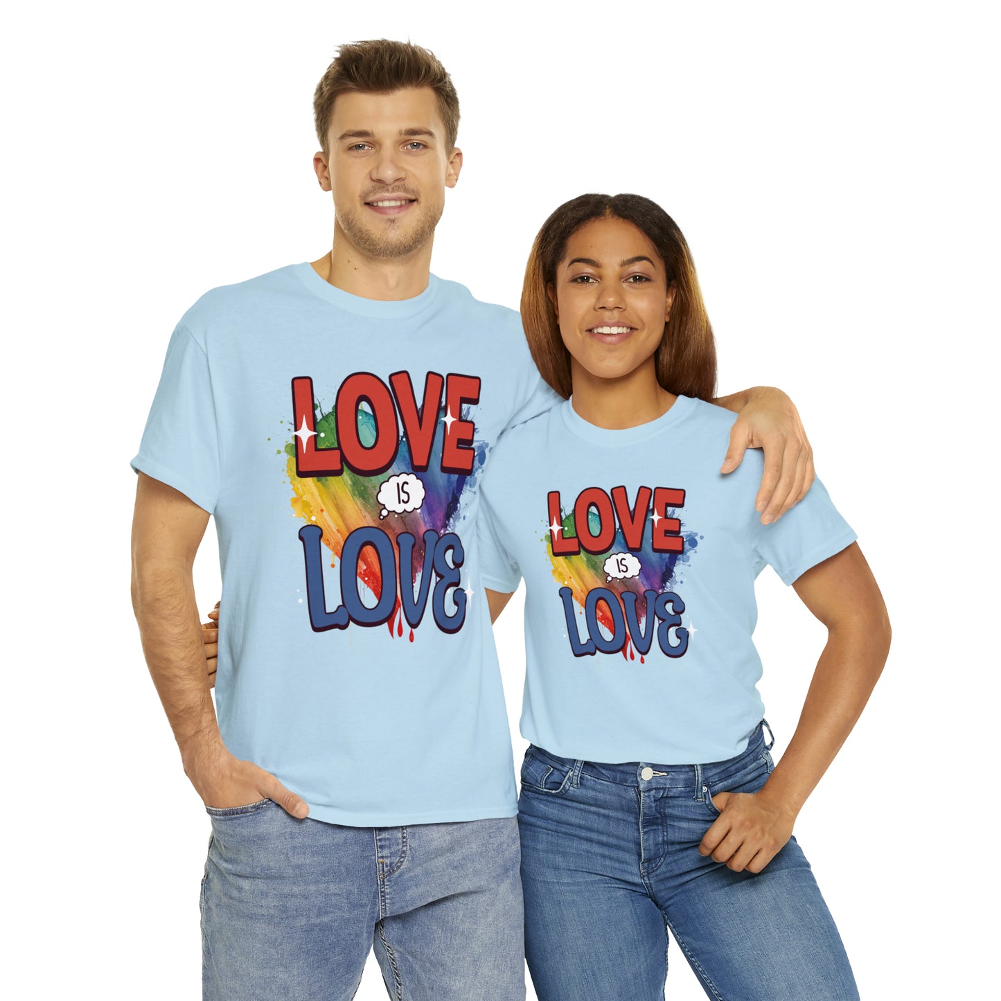 LOVE is LOVE - Unisex Cotton Tee - LGTBQ Gay Pride