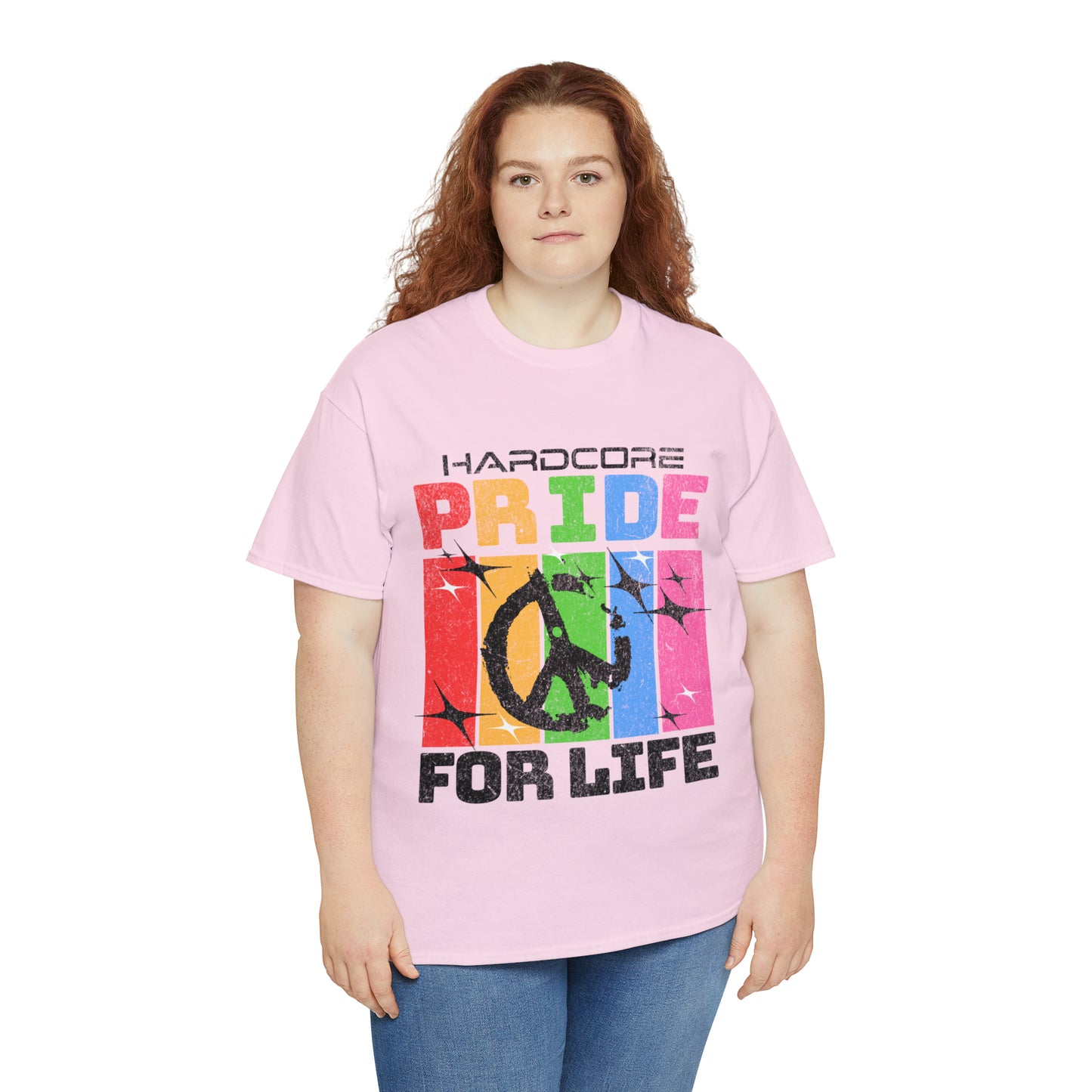 HARDCORE  - Unisex Cotton Tee - LGTBQ Gay Pride