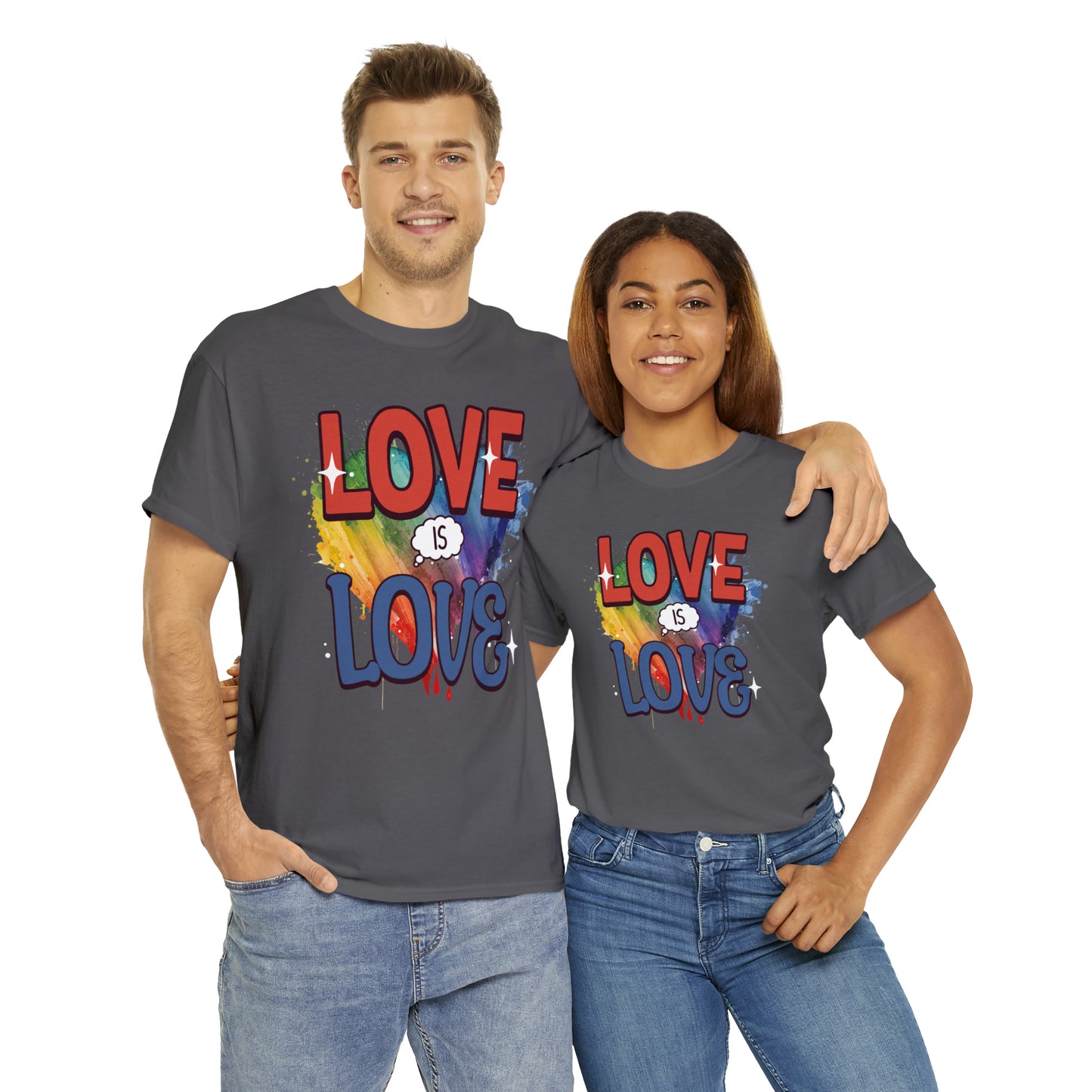 LOVE is LOVE - Unisex Cotton Tee - LGTBQ Gay Pride