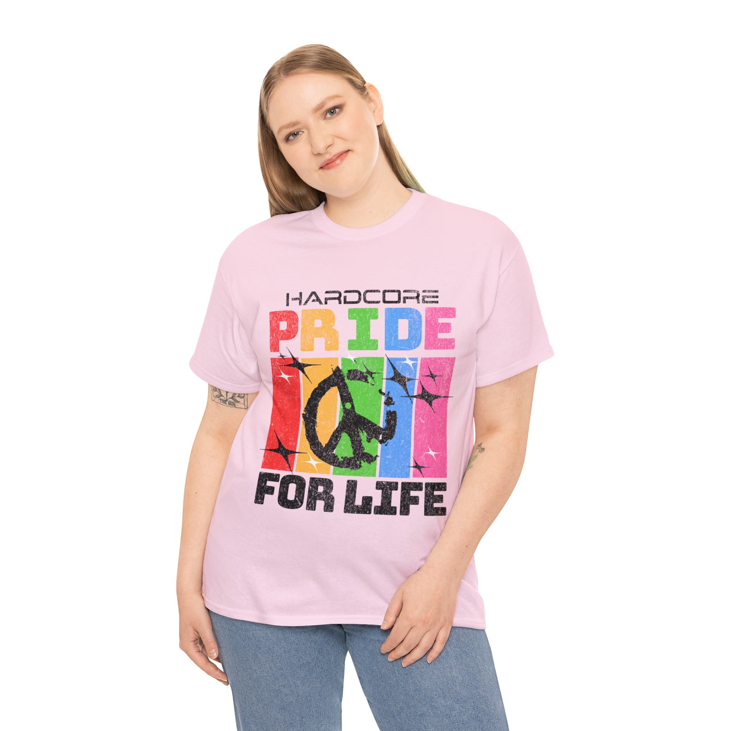 HARDCORE  - Unisex Cotton Tee - LGTBQ Gay Pride