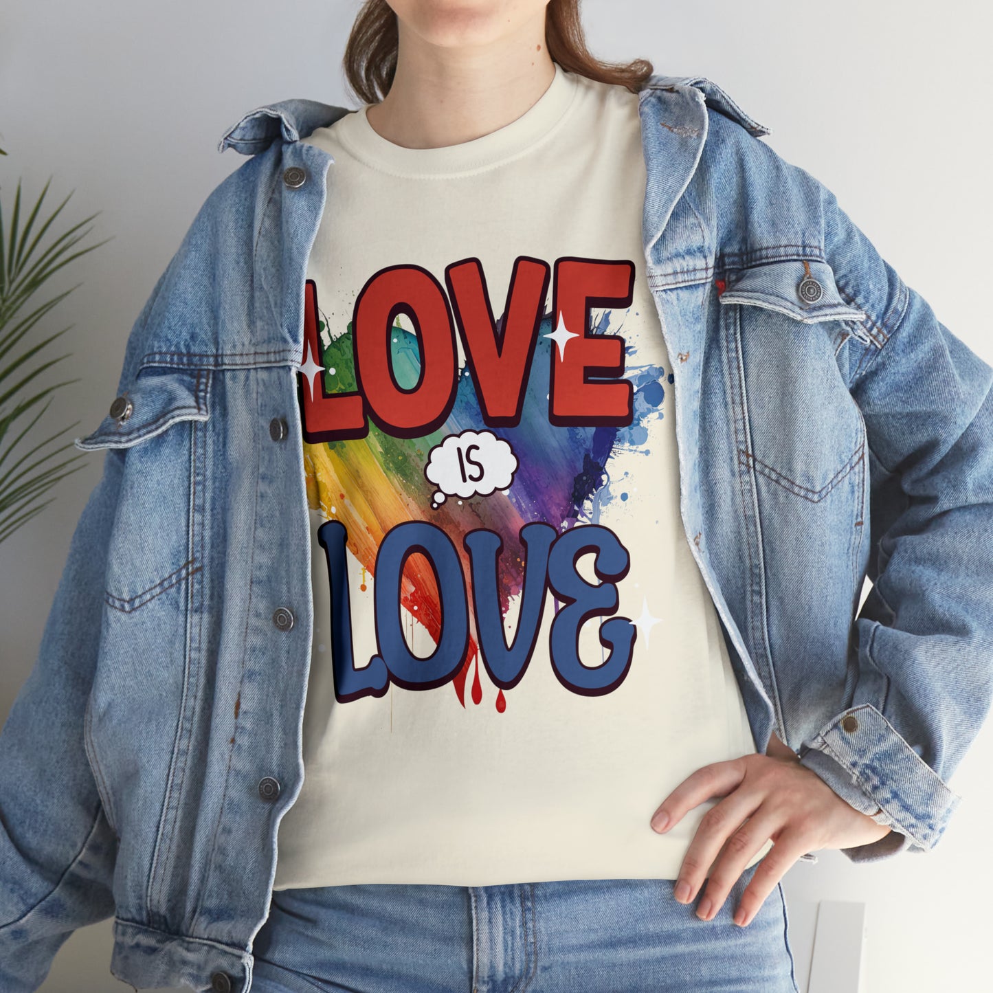 LOVE is LOVE - Unisex Cotton Tee - LGTBQ Gay Pride