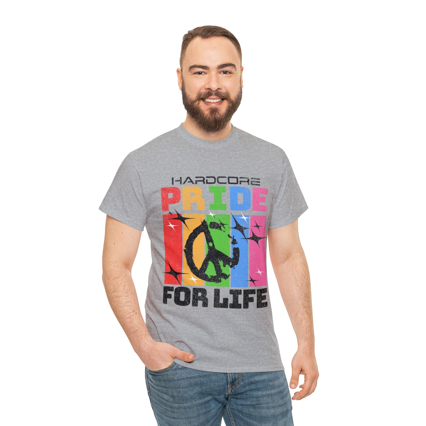 HARDCORE  - Unisex Cotton Tee - LGTBQ Gay Pride