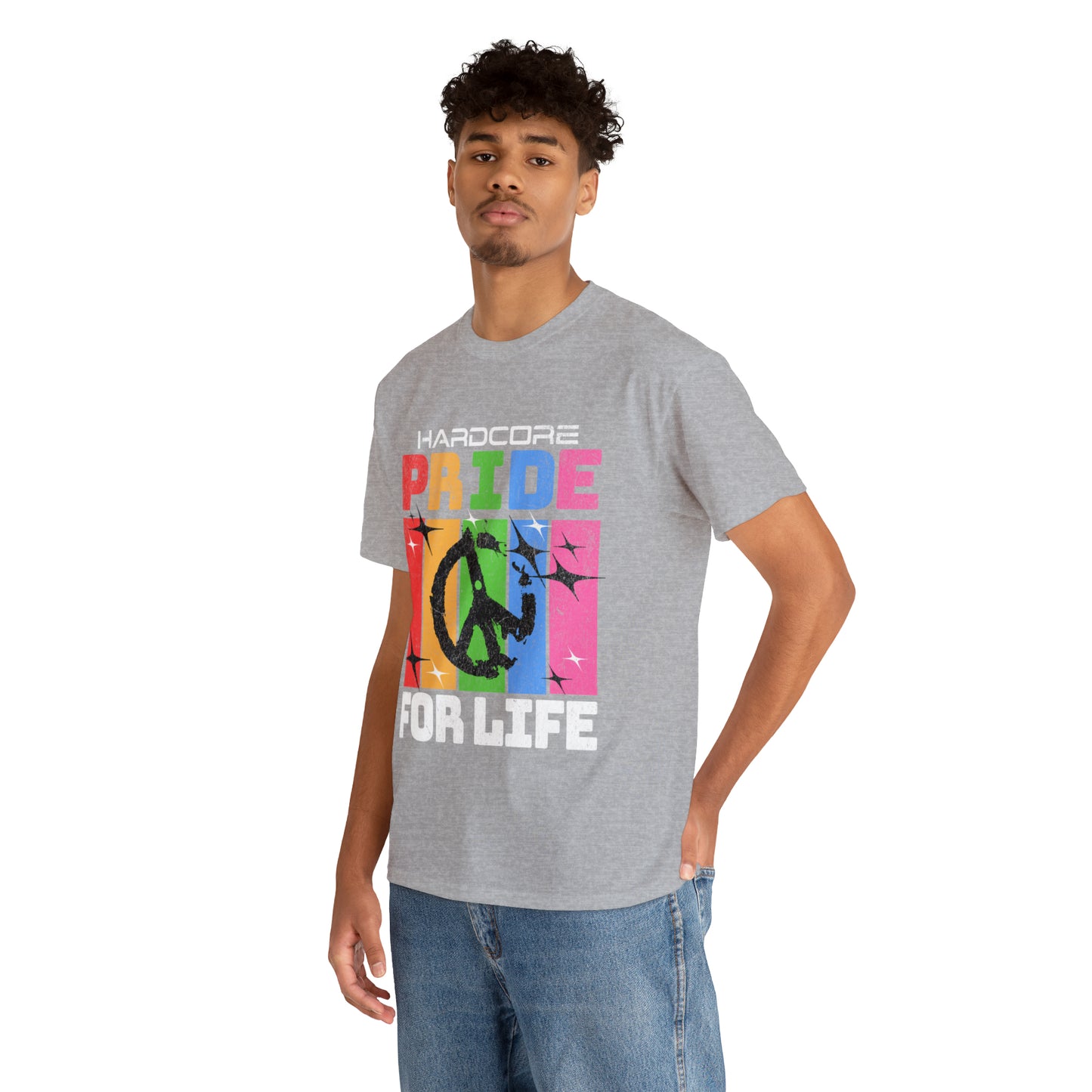 HARDCORE  - Unisex Cotton Tee - LGTBQ Gay Pride
