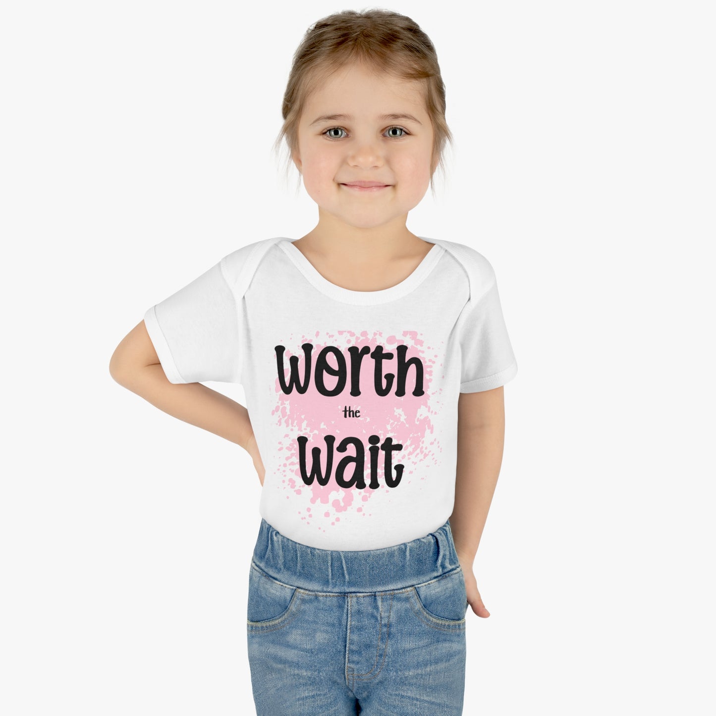 New Baby Onesie ... WORTH THE Wait!  New Baby Gift, Baby Shower Gift, Baby Girl Gift, Baby Onesie, Cute Baby Clothes