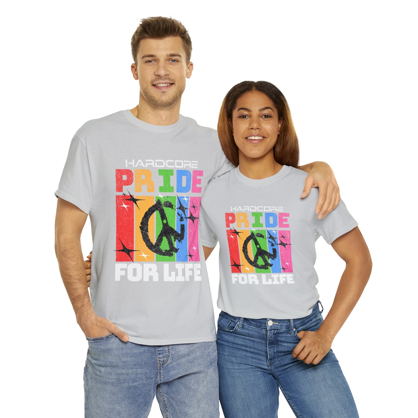 HARDCORE  - Unisex Cotton Tee - LGTBQ Gay Pride