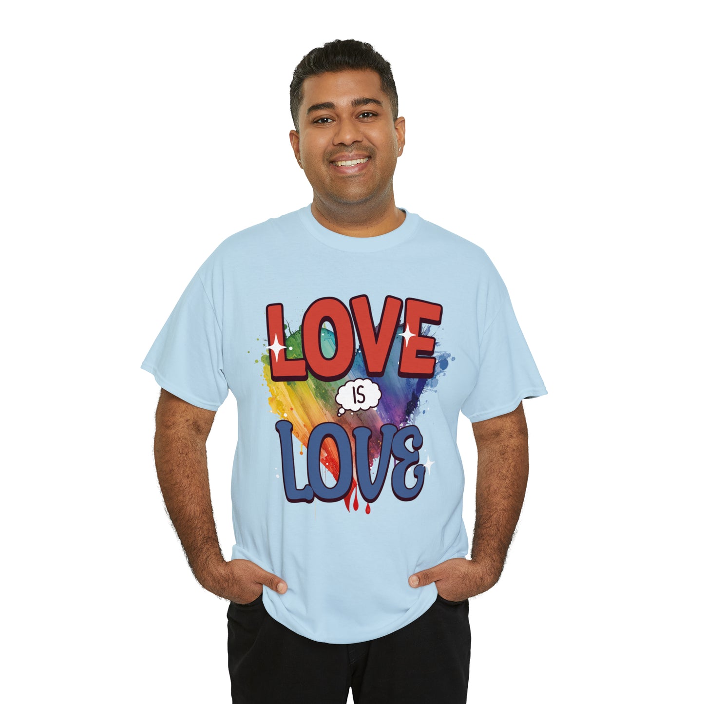 LOVE is LOVE - Unisex Cotton Tee - LGTBQ Gay Pride