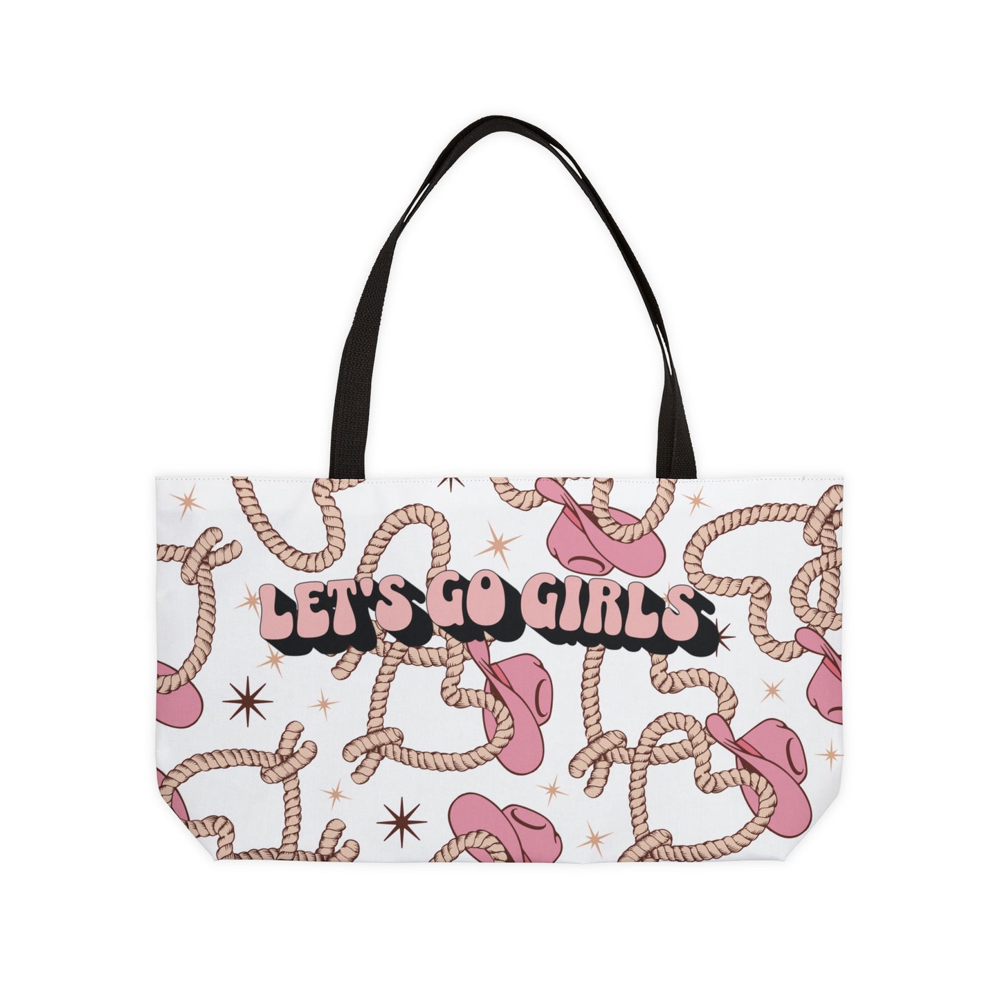BACHELORETTE PARTY, Bachelorette, Girl's Weekend, Cowgirl Disco Weekender Tote Bag