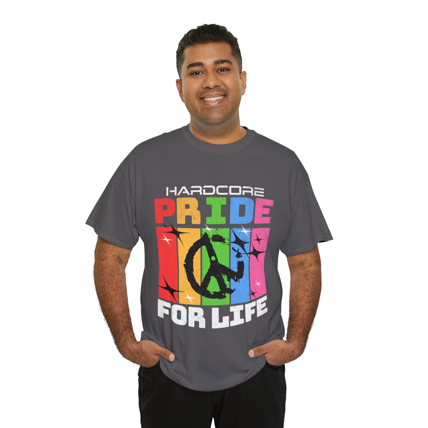 HARDCORE  - Unisex Cotton Tee - LGTBQ Gay Pride